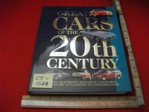 1998 GREAT CARS OF THE 20TH CENTURY BY ARCH BROWN & RICHARD M. LANGWORTH - Imagen 1 de 10