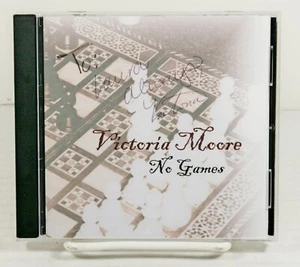No Games by Victoria Moore Music CD Signed Dedicated Cover No Label Self Release - Imagen 1 de 5