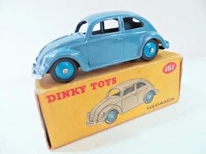 DINKY 181 'VOLKSWAGEN / VW BEETLE 1200'. BLUE. VINTAGE. MIB/BOXED - Picture 1 of 13