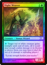 Might Weaver FOIL 10th Edition NM Green Uncommon MAGIC GATHERING CARD ABUGames