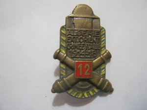 INSIGNE ARTILLERIE 12° RA DRAGO PARIS ETAT EXCELLENT - Picture 1 of 2