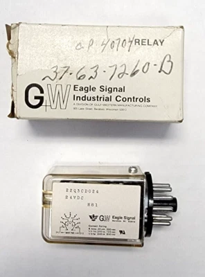 GW Eagle Signal Industrial Controls 22Q3CD024 Relay 24V - Image 1 of 4