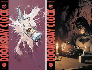 JUEGO DE VARIANTES DE RELOJ DOOMSDAY #3 A & B (1a IMPRESIÓN) Batman Watchmen DC 2018 Casi Nuevo - Casi Nuevo - Imagen 1 de 1