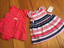 3 Pieces Baby Girl Dresses Underpants Carters Newborn