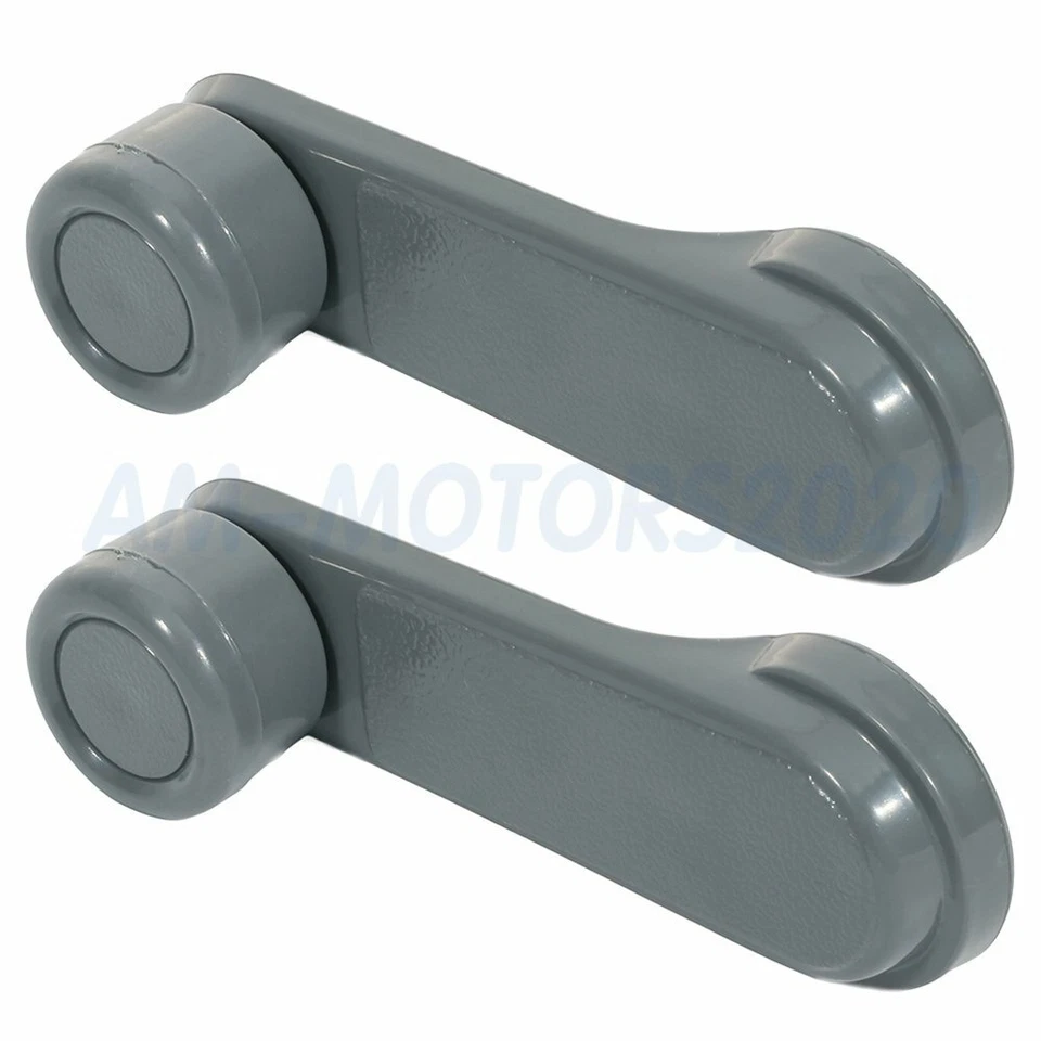 Pair Window Crank Handle Left & Right SIde Gray Fits Nissan Hardbody Truck - Изображение 1 из 4