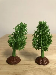 New-ray made in China 80mm tall toy trees,made in China,1993,classic 2 toy Trees - Picture 1 of 5