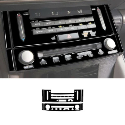 Глянцевая черная отделка крышки центральной консоли пианино для Lexus RC300/350/200t 6 шт. - Изображение 1 из 4