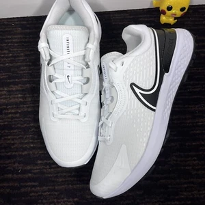 Nike Infinity Pro 2 Golf Shoes White Black Photon Dust DJ5593-115 Mens Size 7.5 - Picture 1 of 10