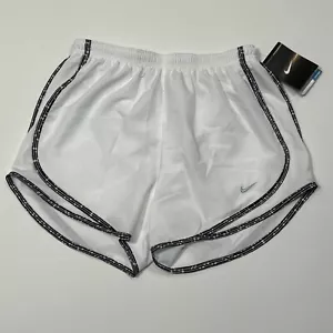 Nike Laufshorts Damen Größe Small weiß Dri-Fit 3" Schrittlänge Swoosh Damen - Bild 1 von 9