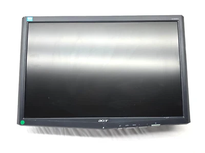 Acer X193W Cbd 19" Widescreen LCD Computer Monitor and Power Cord - Image 1 of 4