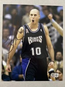Mike Bibby autographed signed 8x10 photo Beckett BAS COA Sacramento Kings NBA - Picture 1 of 1