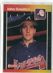 1989 Donruss John Smoltz tarjeta de novato a radiocontrol #642 Hof Atlanta Braves - Imagen 1 de 1