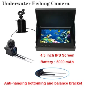 4.3" IR Night Vision Underwater Fish Finder Fishing Camera For Ice Fishing - Picture 1 of 13