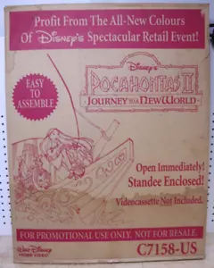 HTF Original Disney's Pocahontas 2 Journey To The New World Floor Standee - USA - Picture 1 of 4