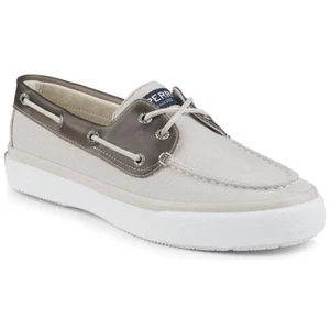 Mens Sperry Bahama Ballistic Stone Canvas 2 Eye Boat Shoes size 7.5 D - Picture 1 of 1