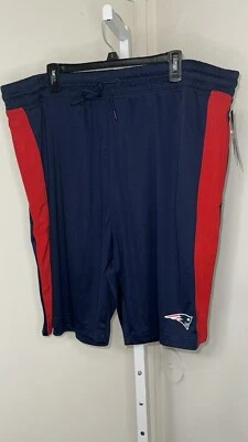 全新 England Patriots Fanatics Break It 宽松短裤 海军蓝 男式 4XL 弹性 — 第 1/2 张图片