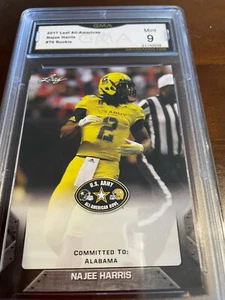 NAJEE HARRIS STEELERS 2017 HOJA ALL-AMERICAN ROOKIE RC # 70 GRADO 9 L@@K - Imagen 1 de 2