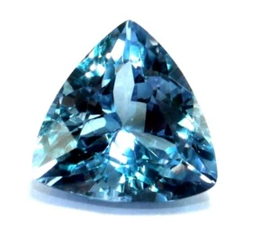 Gemma sfusa 7,15 ct alessandrite naturale che cambia colore certificata taglio trilione - Foto 1 di 6