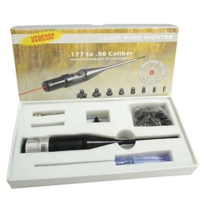 Adjustable Adapters Red Dot Laser Boresighter For .177 to .50 Caliber Guns - Image 1 of 4