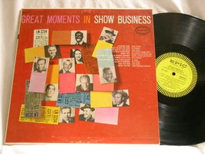 GREAT MOMENTS IN SHOW BUSINESS Al Jolson Fred Astaire Dick Powell Epic LP - Picture 1 of 2