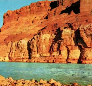 Rock Cliffs Along the Colorado River in Arizona Vintage Postcard - Picture 1 of 4