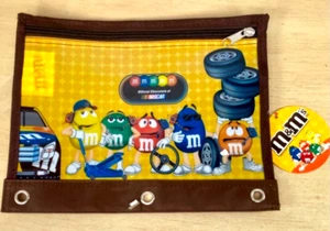 Nascar Kyle Busch Federmäppchen M&M braun gelb Sammlerstücke selten ausgemustert - Bild 1 von 8