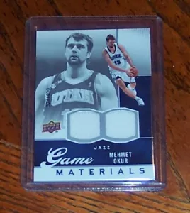 2009-10 Upper Deck #GJ-MO Mehmet Okur Game Materials 324/400 Dual Patch - Picture 1 of 3