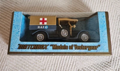 Rare Matchbox Models Of Yesteryear Y-13 1918 Crossley RAF Tender (1973)  Ex - Image 1 of 4