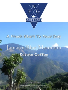 FNG Kaffee - Jamaika Blue Mountain - gemahlene oder ganze Bohne - 16 Unzen - Bild 1 von 1