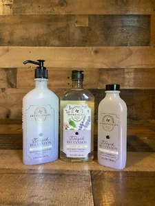 3-Piece Bath & Body Works Aromatherapy Steeped Relaxion Lavender Mint Set - Picture 1 of 2