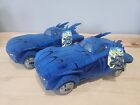 DC Comic Batmobile Plush Pillow 14" Blue Batman Beyond Bat Mobile Lot Of 2 NWT