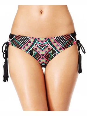 Coco Rave Black Pink Ryder Printed Cheeky Bikini Bottom S  NWT $54 - Image 1 of 4