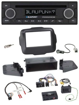 Blaupunkt Lenkrad Bluetooth DAB CD USB Autoradio für Jeep Renegade ab 2015 - Bild 1 von 4