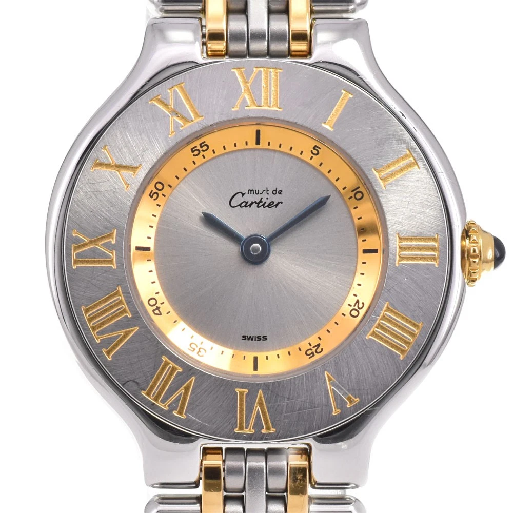 Cartier Must de Cartier 21 Stainless Steel Strap Analog