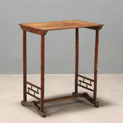 Table Basse Ancienne Érable Italie Fin du XIXe Siècle Originale - Photo 1/4