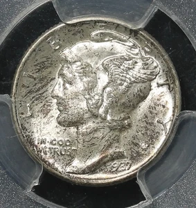 1937 PCGS MS65 Mercury Dime - Picture 1 of 3