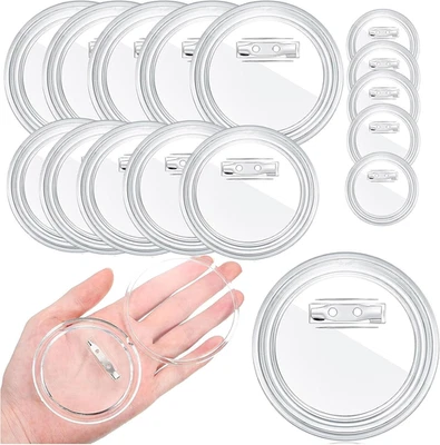 Buttons Selber Machen 15 Stk Transparente Buttons Anstecker - Bild 1 von 4