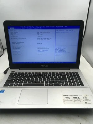 ASUS F555L - BOOTS TO BIOS - INTEL I3 5010U - 4GB RAM - 500GB HDD - READ DESC-BB - Image 1 of 4