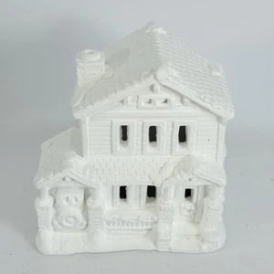 California Creations Craftsman House SE146 Christmas Village Plaster Ready Paint - Picture 1 of 10