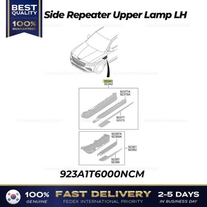 ⭐Genuine⭐ Side Repeater Upper Lamp LH 923A1T6000NCM for Genesis GV80 - Picture 1 of 1