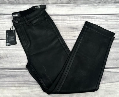 JEANS PAIGE CINDY NEGRO NIEBLA TRANSCEND REVESTIMIENTO DE LUJO PIERNA RECTA Para Mujer Talla 29 Foto 1 de 4