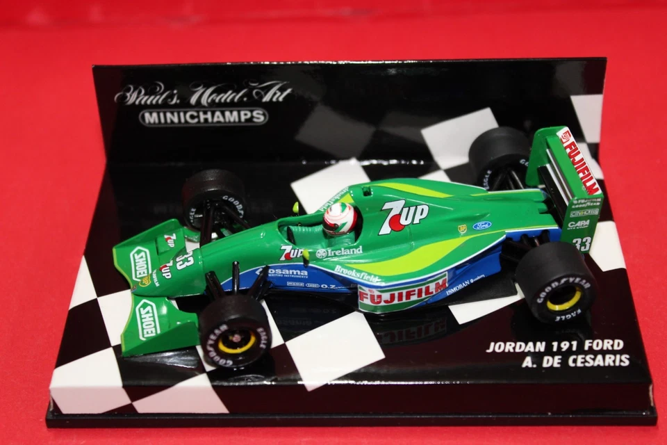 1/43 Jordan Ford 191 (1991) - #33 A. De Cesaris - MINICHAMPS - Immagine 1 di 3