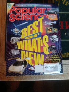 Popular Science Magazine December 1992 Best What's New  CD ROM Video Games  - Picture 1 of 1