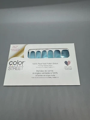 Color Street Nail Polish Strips Aquatic Behavior Blue NIP Retired FREE SHIP - Image 1 of 2