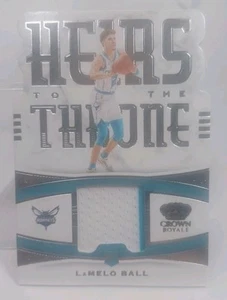 Panini Heirs To The Throne, LaMelo Ball,No. HT-BAL, R/C with Patch - Picture 1 of 2
