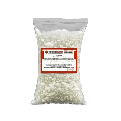 TFC TROLL FACTORY Sojawachs Candle Blend Wachs Kerzenwachs Pastillen vegan rußfrei Naturwachs 100g