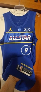 Maglia autentica Nikola Vucevic 2021 NBA All Star Pro Cut Chicago Bulls taglia 54+6 - Foto 1 di 14