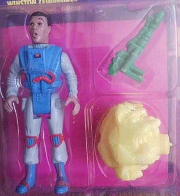 FIGURA KENNER LOS VERDADEROS CAZAFANTASMAS HÉROES GRITANDO WINSTON ZEDDMORE 1986 FANTASMA Foto 1 de 4