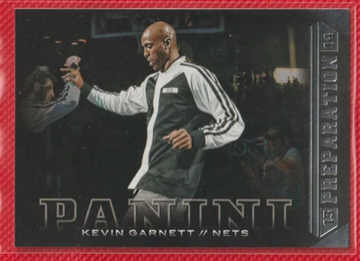2013-14 Panini Preparation Kevin Garnett #12 HOF Brooklyn Nets - Image 1 of 3