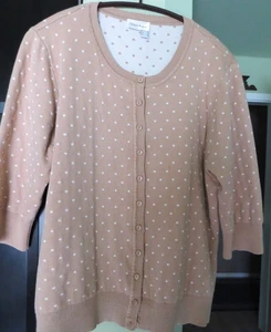 Strickjacke Jacke  3/4 Arm   Beige   Gr. 44 - Bild 1 von 3